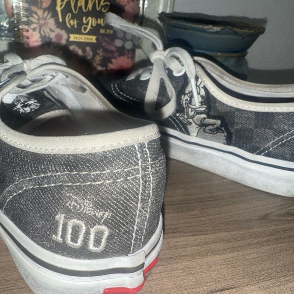 Vans Kids Black and White Mickey Sneakers - Picture 9 of 10